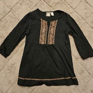 Take Two Empire Waist Top Embroidered Size : M (10/12)